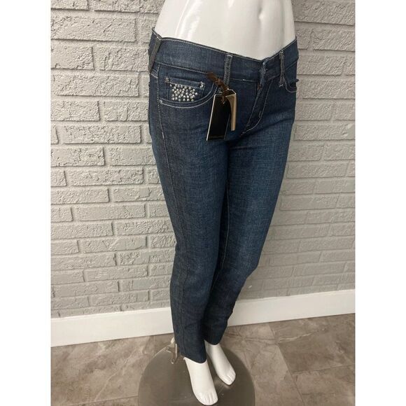 Decko Premium Beaded Low-Rise Jean Size 10 - Picture 3 of 10